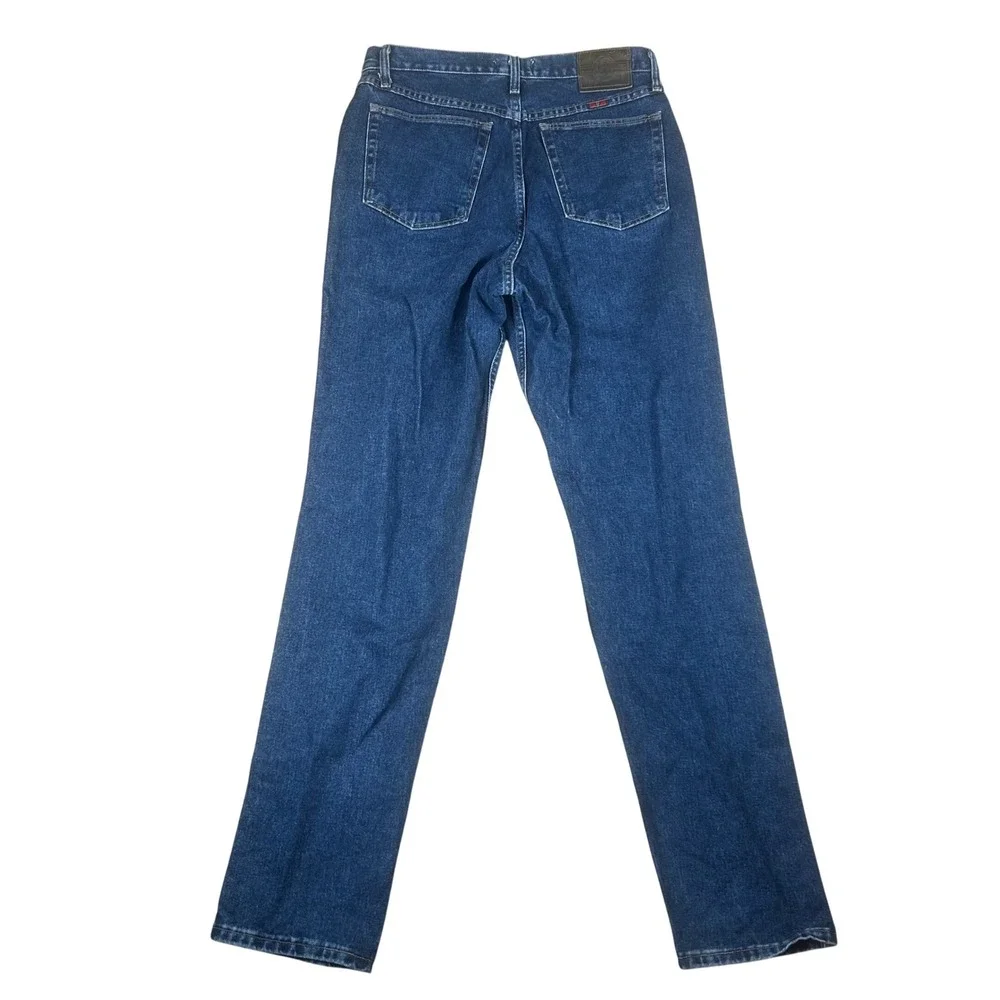 Wrangler Womens 20X Calgary Original Rise Jeans Dark Wash Blue 13/14X36 W022XDV